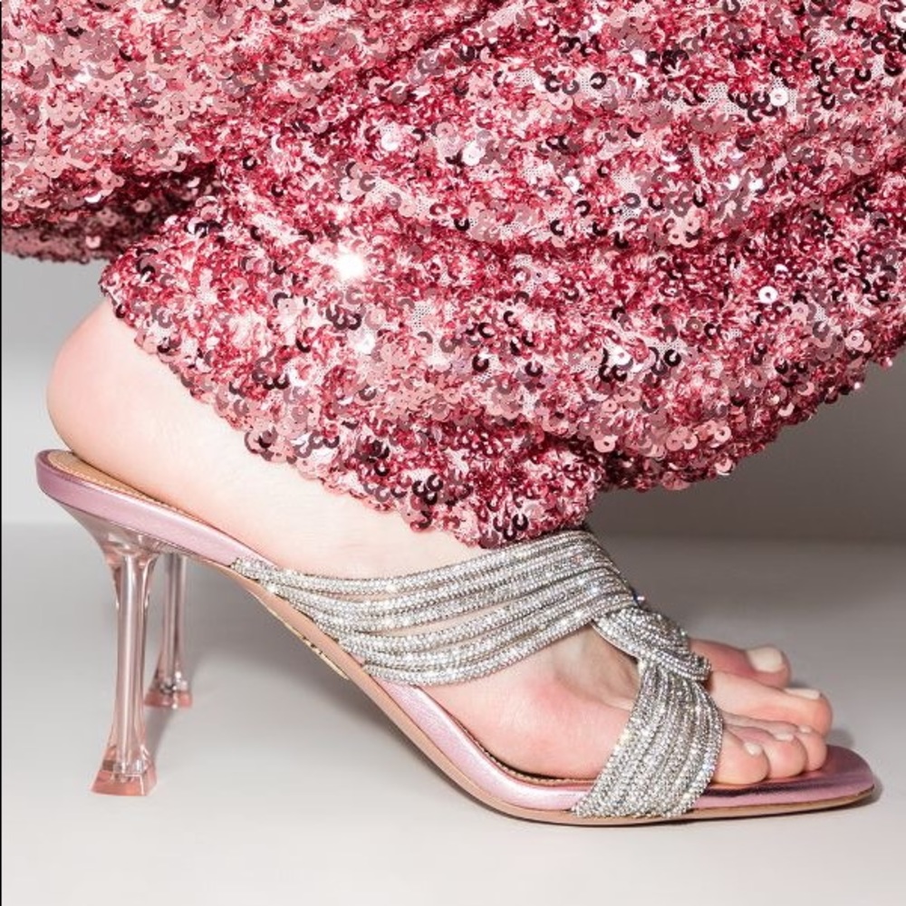 New Aquazzura Gatsby Mule 75mm sandals 37 $1,195 - Picture 5 of 16